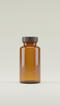 Daily Multivitamin Amber Glass Jar